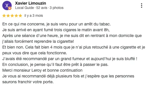 Témoignage arrêt de la cigarette avec Rodolphe Leroy à La Roche-sur-Yon