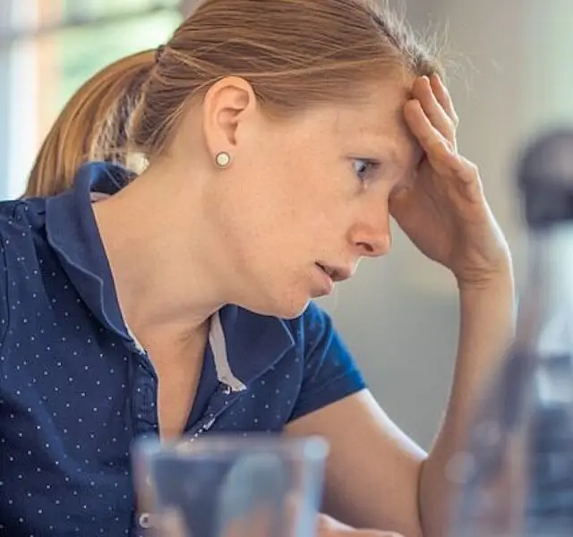 Femme stressée